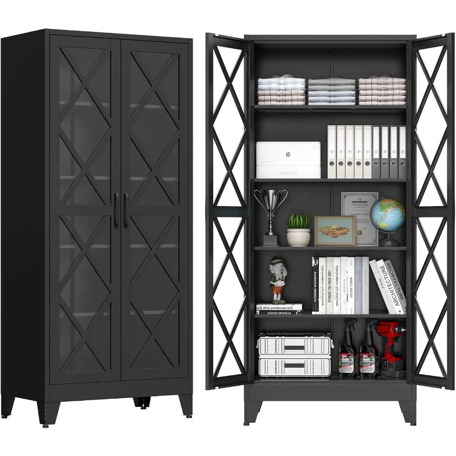 Storage - 71 Metal Storage Cabinet for Home
