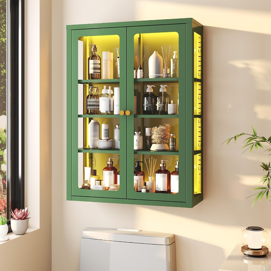 Metal wall display storage cab - đánh giá và giá Storage