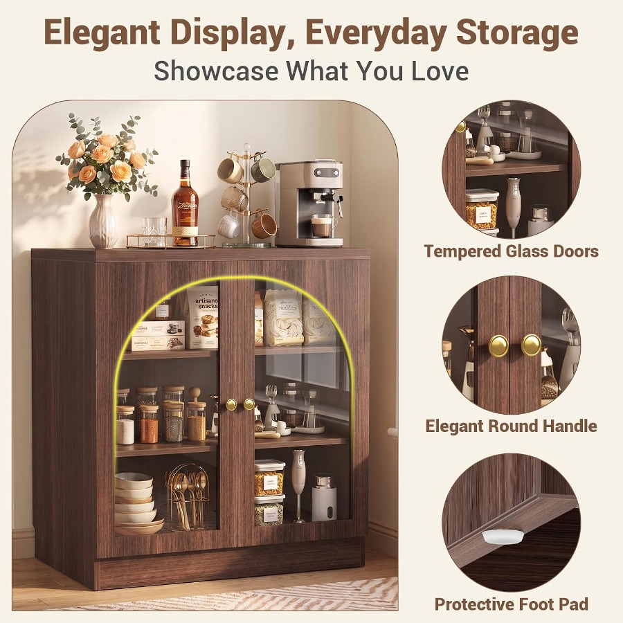 31.5 Sideboard Buffet Cabinet  - đánh giá và giá Storage