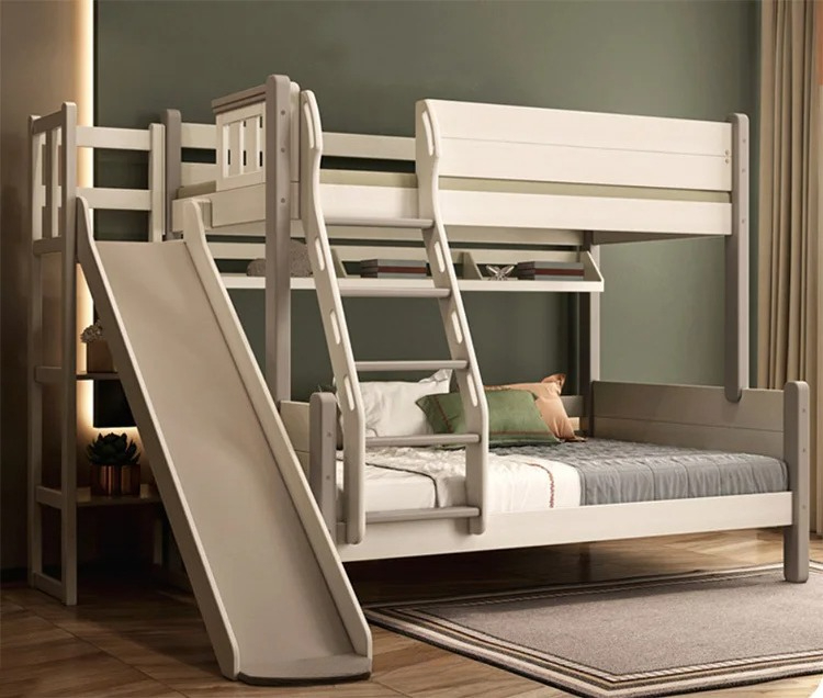 Children's Bed with Slide Soli - đánh giá và giá Bunk Bed With Stairs And Slide