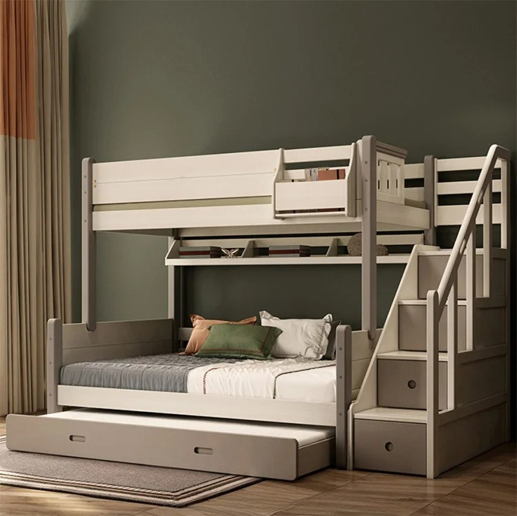 Children's Bed with Slide Soli - đánh giá và giá Bunk Bed With Stairs And Slide