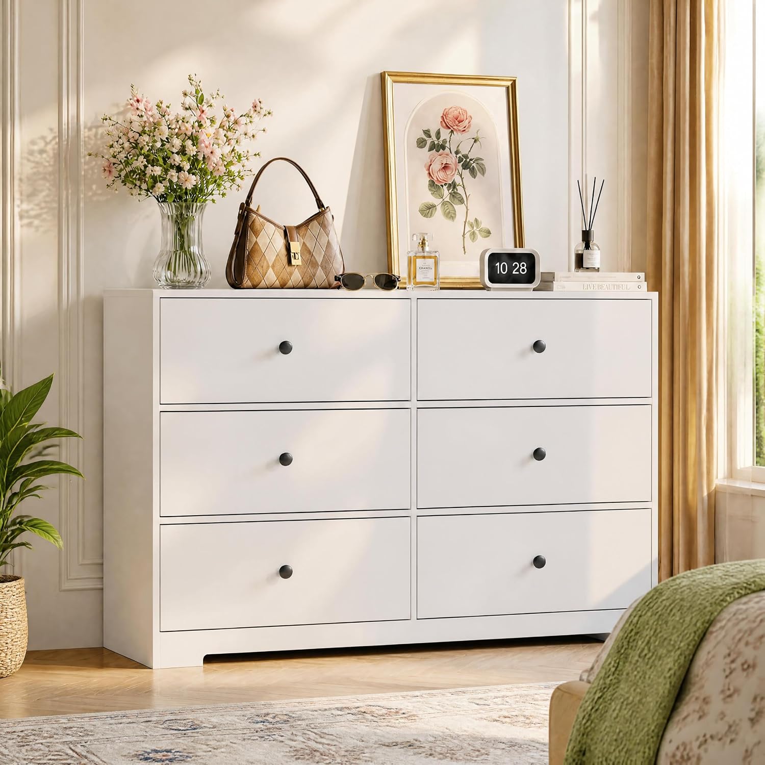 6 Drawer Dresser for Bedroom,  - đánh giá và giá Bedroom Furniture