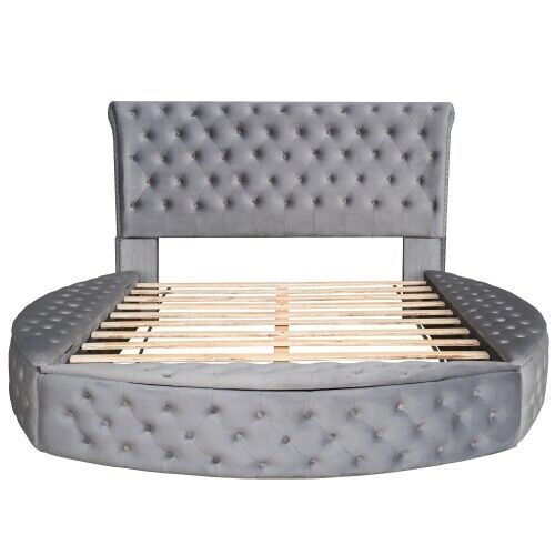 Upholstered King Queen Size Be - đánh giá và giá King Size Bed Frame With Storage Drawers