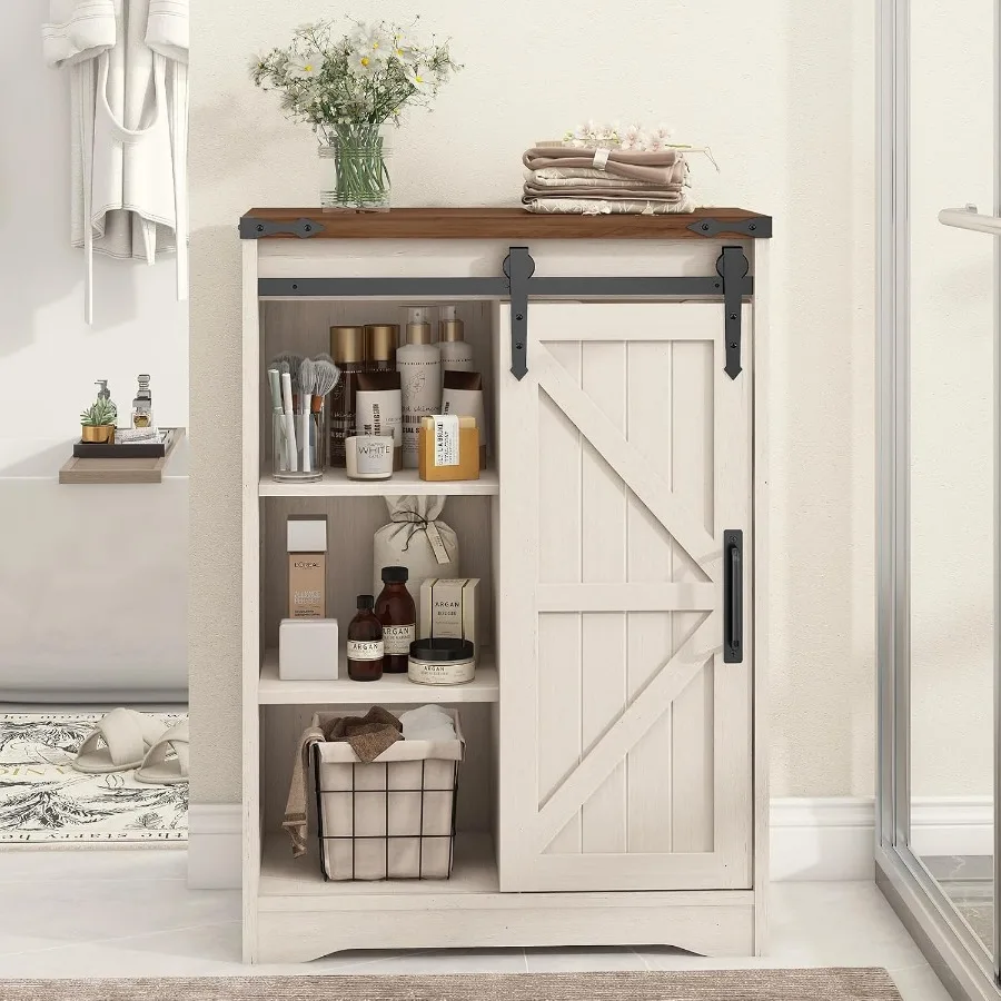 Farmhouse bathroom storage cab - đánh giá và giá Storage