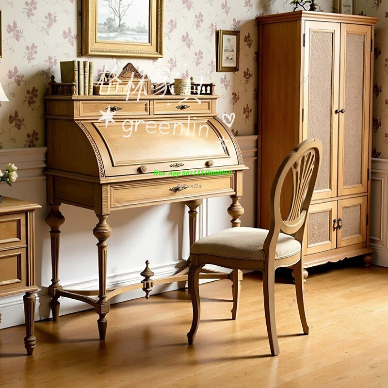 French Retro Solid Wood Clamsh - đánh giá và giá Tables